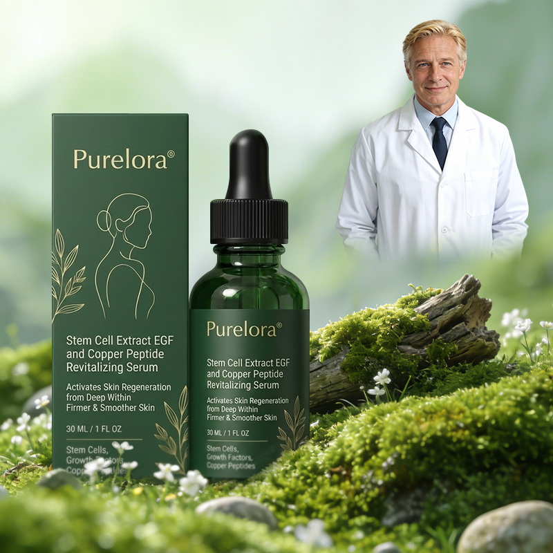 🍃Change from the inside out | Purelora® Stem Cell–Derived EGF & Copper Peptide Activating Serum  (Deeply activates skin renewal from within for firmer, smoother-looking skin)