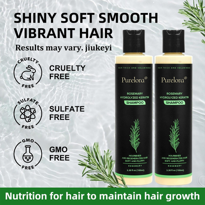 🔥LAST DAY 50% OFF - 🎅Purelora® Organic Rosemary Hair Growth Shampoo