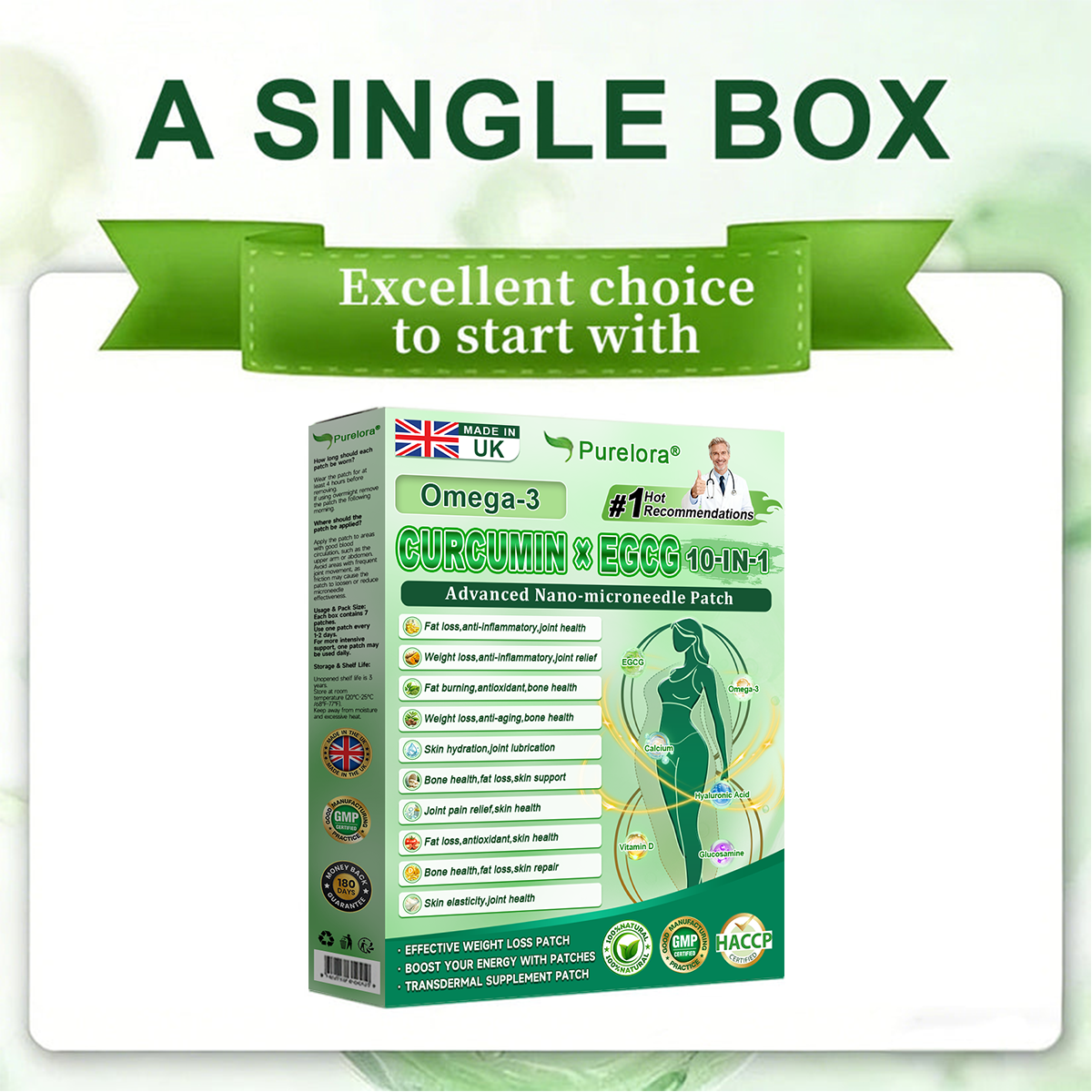 1 box - Lose up to 8lbs