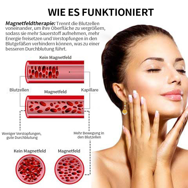 👩‍⚕️ (LAST DAY SALE – 80% OFF 🔥) CZTICLE® Lymphvity Magnetherapy Germanium Earrings (Worn once daily, visible results in 7 days) Supports weight loss, diabetes management, sleep apnea relief, and joint pain relief 🍃
