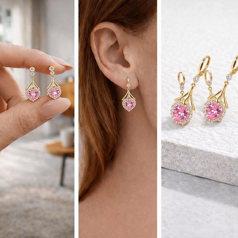(🎉LAST DAY SALE – 80% OFF 🔥) 👩‍⚕️ CZTICLE® Lymphvity Magnet Therapy Germanium Earrings (Worn once daily, visible changes in 7 days) Supports weight loss, diabetes management, sleep apnea, and joint pain relief 🍃