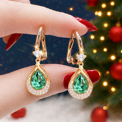 (🎉LAST DAY SALE – 80% OFF 🔥) 👩‍⚕️ CZTICLE® Lymphvity Magnet Therapy Germanium Earrings (Worn once daily, visible changes in 7 days) Supports weight loss, diabetes management, sleep apnea, and joint pain relief 🍃
