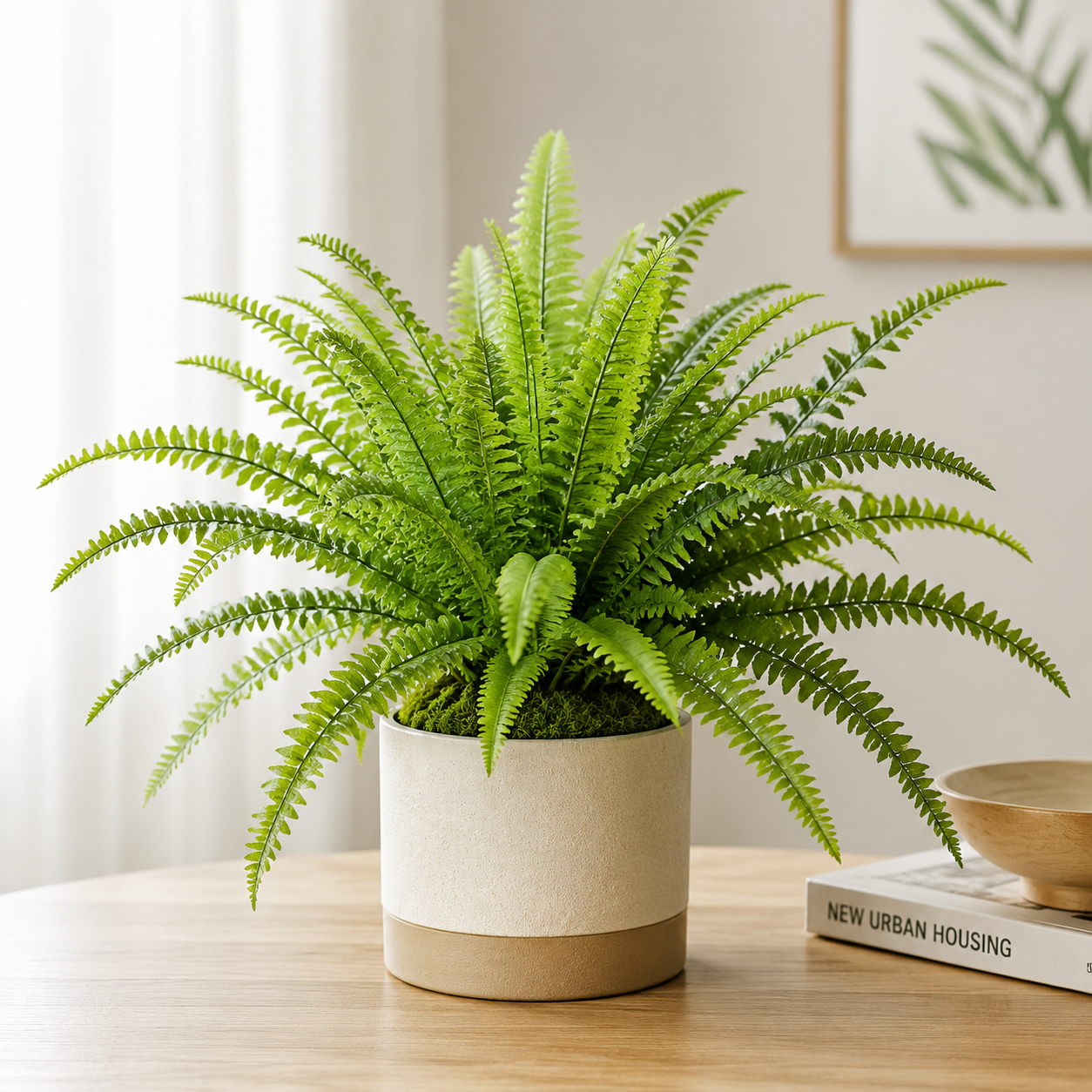 Bnczoklv® Emerald Jungle Fern Plant