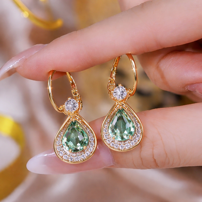 (🎉LAST DAY SALE – 80% OFF 🔥) 👩‍⚕️ CZTICLE® Lymphvity Magnet Therapy Germanium Earrings (Worn once daily, visible changes in 7 days) Supports weight loss, diabetes management, sleep apnea, and joint pain relief 🍃