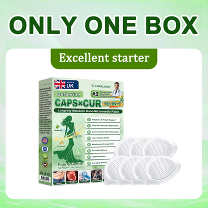 🔥 New Arrival | Curalona® Upgraded 10-in-1 Microneedle Patch – Berberine & NAD+ for Metabolic Support, Bakuchiol for Skin Renewal, Boswellia for Joint Comfort – Day & Night Transdermal Patch – 7 Patches – Visible Results in 7 Days