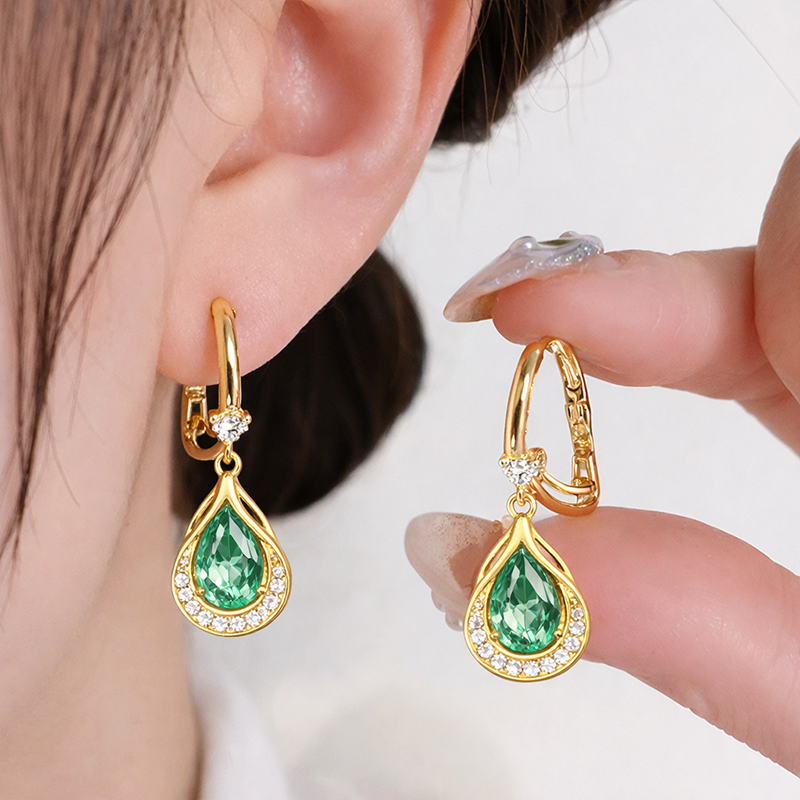 (🎉LAST DAY SALE – 80% OFF 🔥) 👩‍⚕️ CZTICLE® Lymphvity Magnet Therapy Germanium Earrings (Worn once daily, visible changes in 7 days) Supports weight loss, diabetes management, sleep apnea, and joint pain relief 🍃