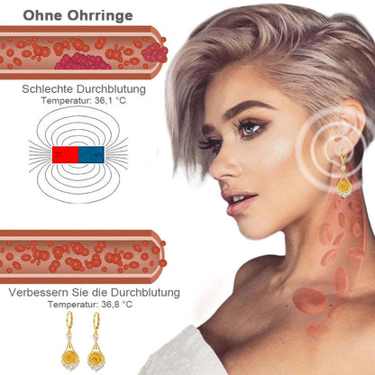 👩‍⚕️ (LAST DAY SALE – 80% OFF 🔥) CZTICLE® Lymphvity Magnetherapy Germanium Earrings (Worn once daily, visible results in 7 days) Supports weight loss, diabetes management, sleep apnea relief, and joint pain relief 🍃