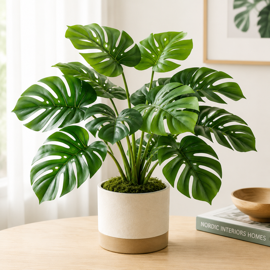 Bnczoklv® Tropical Monstera Leaf Plant