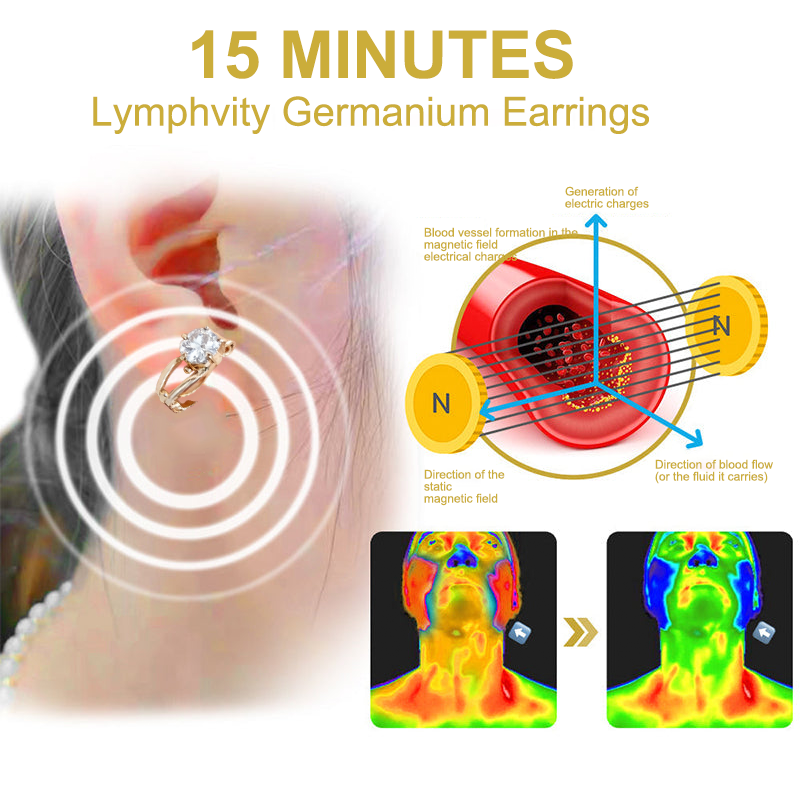 (🌟LAST DAY – 80% OFF🌟)  CZTICLE® Lymphvity MagneTherapy Germanium Earrings (Just once daily, visible changes in 7 days) ✅ Supports weight management, loose skin, diabetes care, sleep apnea, joint comfort, and more