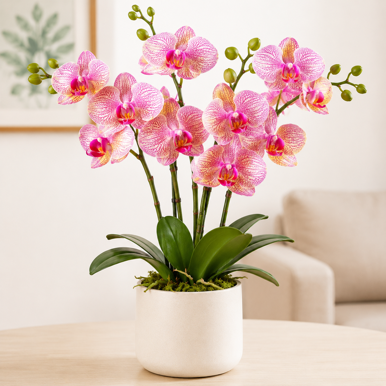 Bnczoklv® Tropical Orchid Decoration