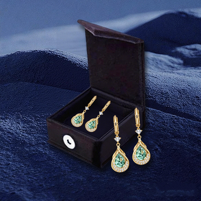 (🎉LAST DAY SALE – 80% OFF 🔥) 👩‍⚕️ CZTICLE® Lymphvity Magnet Therapy Germanium Earrings (Worn once daily, visible changes in 7 days) Supports weight loss, diabetes management, sleep apnea, and joint pain relief 🍃