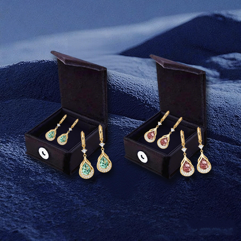 (🎉LAST DAY SALE – 80% OFF 🔥) 👩‍⚕️ CZTICLE® Lymphvity Magnet Therapy Germanium Earrings (Worn once daily, visible changes in 7 days) Supports weight loss, diabetes management, sleep apnea, and joint pain relief 🍃