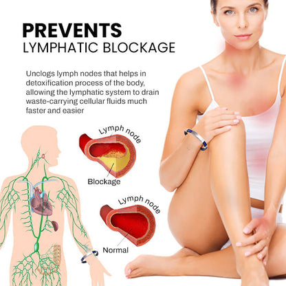 (🔥LAST DAY – 80% OFF🔥)丨Therapeutic Lympunclog Titanium Wristband — Inspired by TitaniumION for daily wear, supports circulation, relaxation, and joint discomfort relief. Helps with detox, lymph support, and bloating.