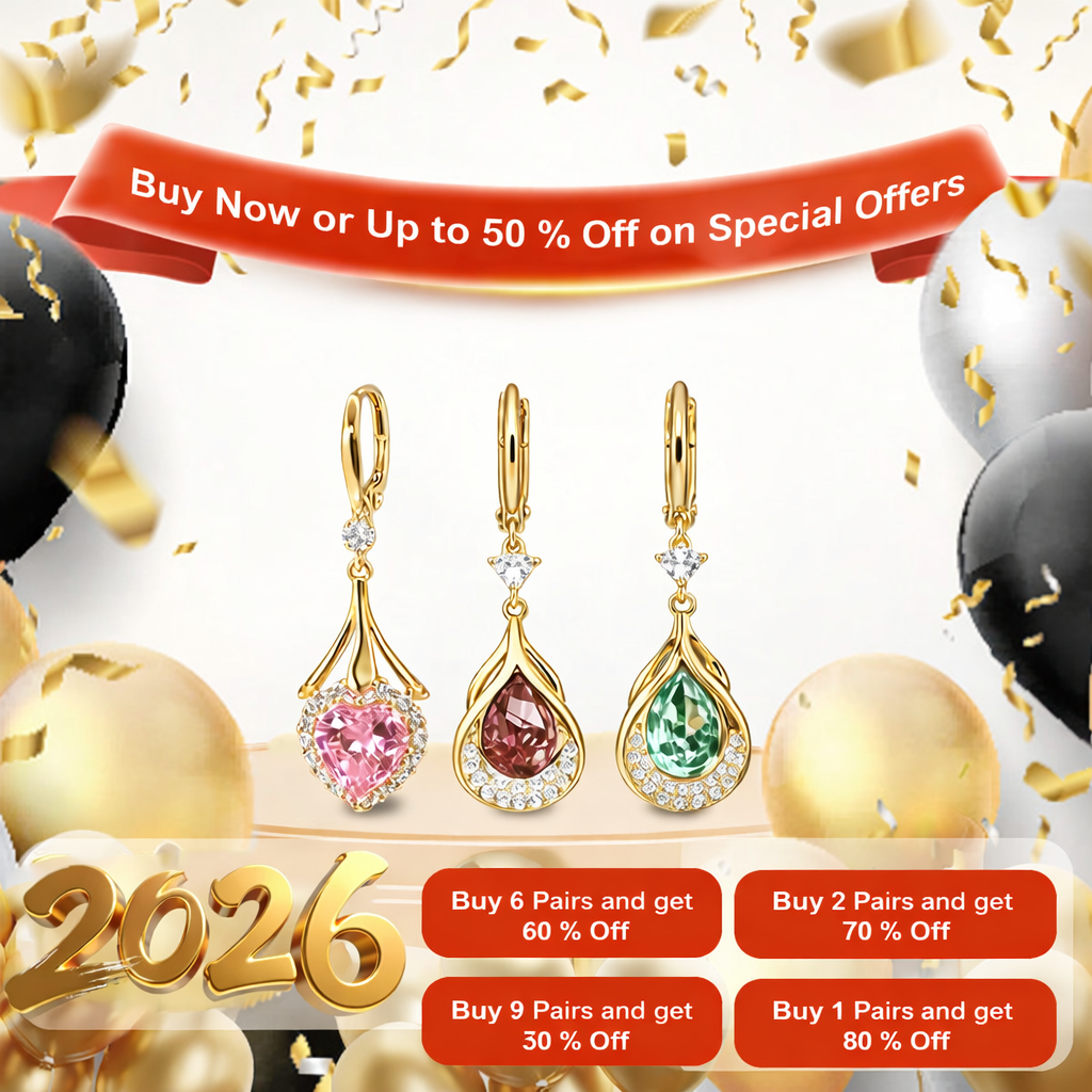 (🎉LAST DAY SALE – 80% OFF 🔥) 👩‍⚕️ CZTICLE® Lymphvity Magnet Therapy Germanium Earrings (Worn once daily, visible changes in 7 days) Supports weight loss, diabetes management, sleep apnea, and joint pain relief 🍃