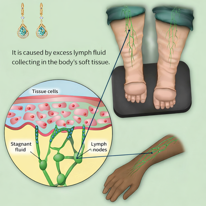 (🎉LAST DAY SALE – 80% OFF 🔥) 👩‍⚕️ CZTICLE® Lymphvity Magnet Therapy Germanium Earrings (Worn once daily, visible changes in 7 days) Supports weight loss, diabetes management, sleep apnea, and joint pain relief 🍃